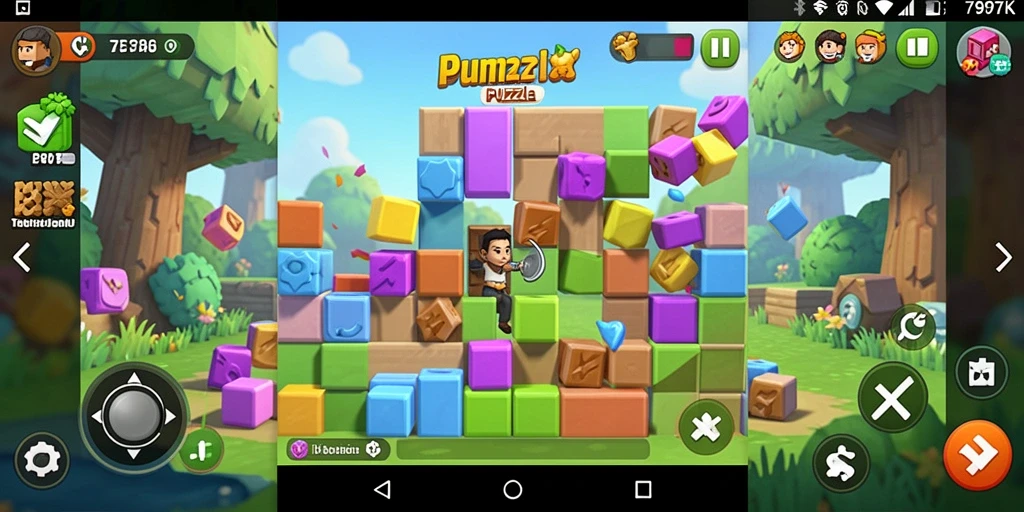 Tampilan gameplay seru dan menantang dari 797K game Puzzle.