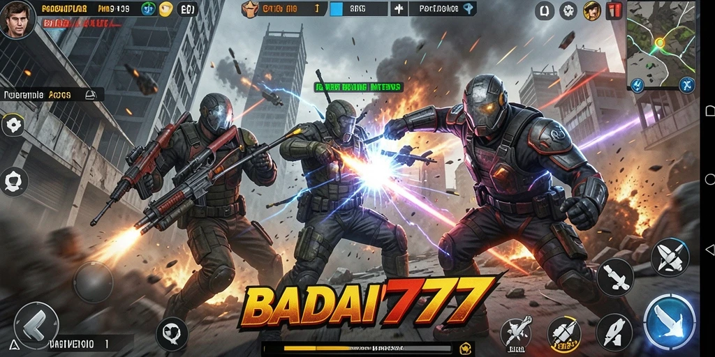 Gameplay intens BADAI777 dengan pertempuran yang mendebarkan.
