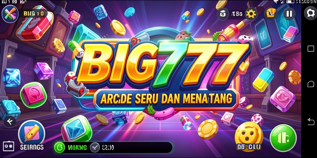 Tampilan gameplay menarik dari BIG777 yang memukau.