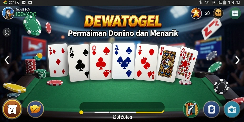 Tampilan menarik gameplay DEWATOGEL yang seru.