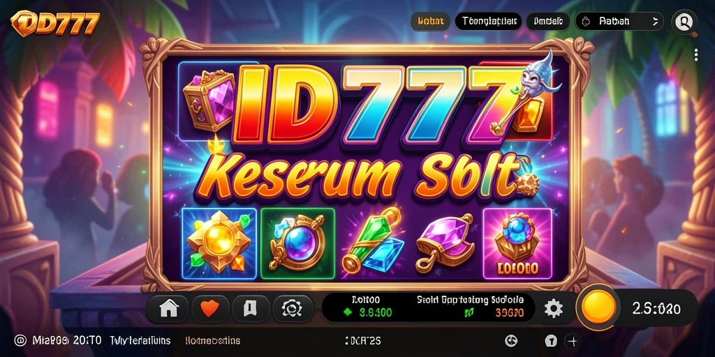 Tampilan gameplay Slot ID777 yang menegangkan dan mengasyikkan.