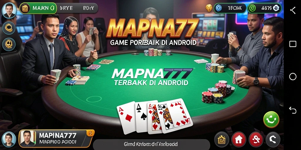 Tampilan tangkapan layar gameplay Poker yang mendebarkan.