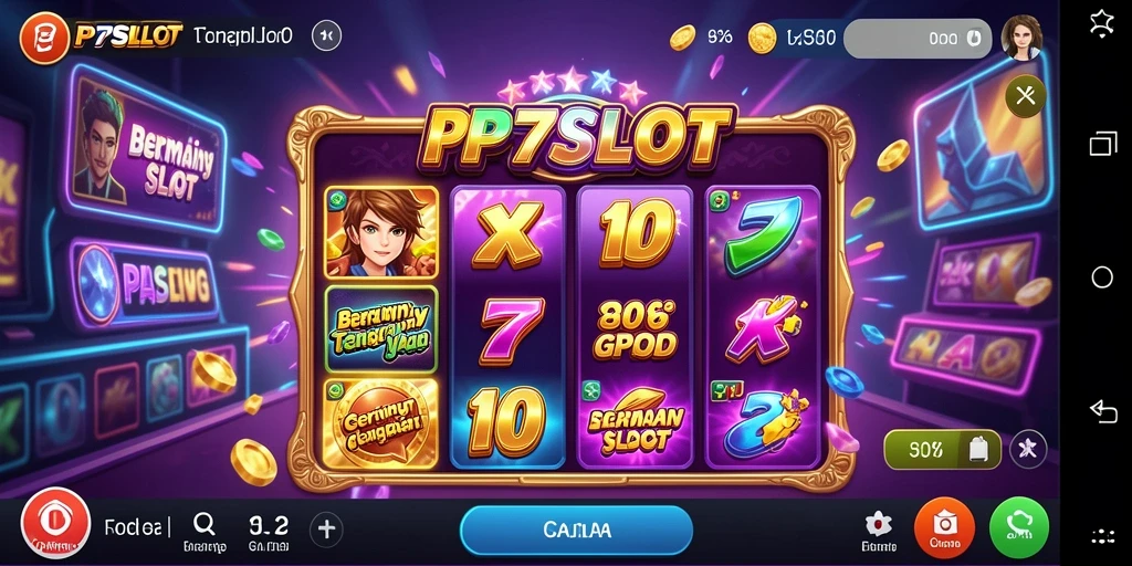 Tangkapan layar gameplay PP7SLOT dengan tema slot yang menarik.