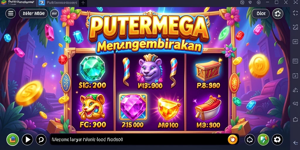 Screenshot gameplay PUTERMEGA menampilkan grafis Slot yang menakjubkan.