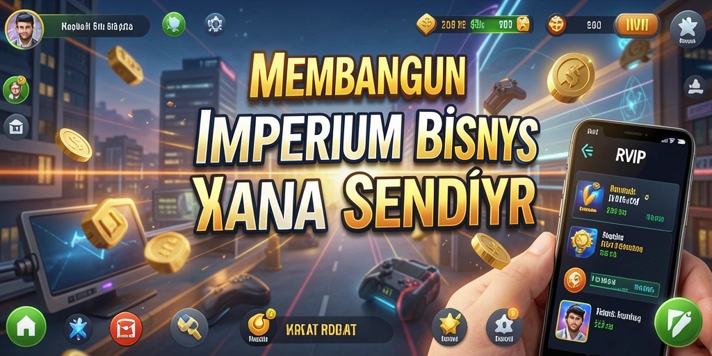 Tampilan gameplay RVIP dengan elemen Tycoon yang menarik.
