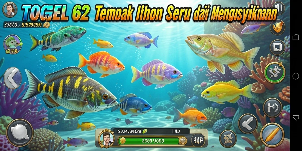 Gameplay TOGEL62 yang menegangkan saat menangkap ikan.