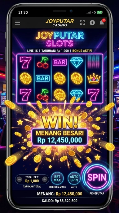 Tampilan utama aplikasi joyputar dengan berbagai pilihan aplikasi.